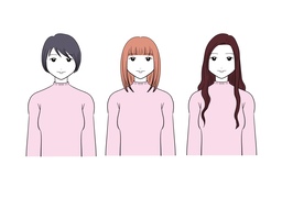 differ fromのイラスト